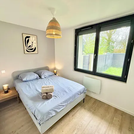 T2 Confort - Clim - Parking - Jardin Apartment