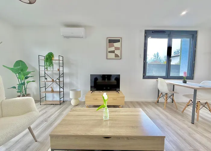 T2 Confort - Clim - Parking - Jardin Appartement *